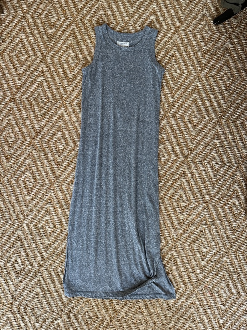 Current/Elliott Sleeveless Heather Gray Maxi Dress